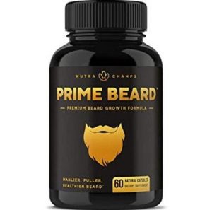 كبسولات Prime Beard Growth لتكثيف اللحية