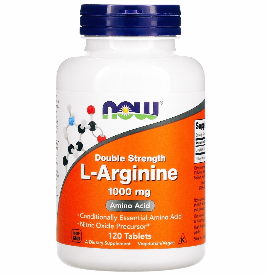 أقراص دواء ال ارجينين l-arginine من شركة ناو فودز