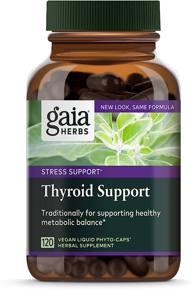 Thyroid Support دواء لتنشيط الغدة الدرقية للتخسيس من gaia Herbs.